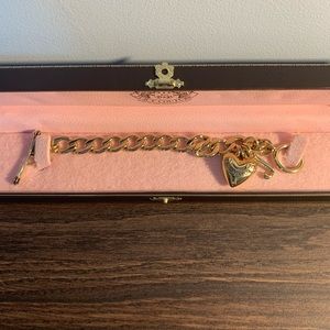 Juicy couture never worn gold plated bracelet